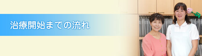治療開始までの流れ